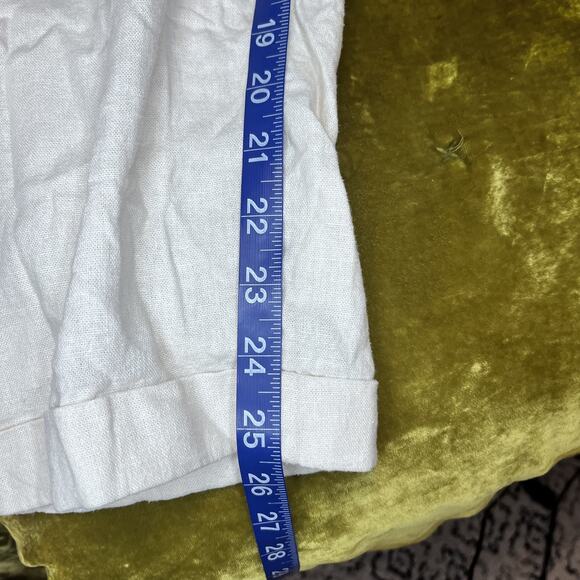 Old Navy Pants Womens XL Linen Blend Drawstring Casual Lightweight Relaxed Fit - Picture 7 of 11